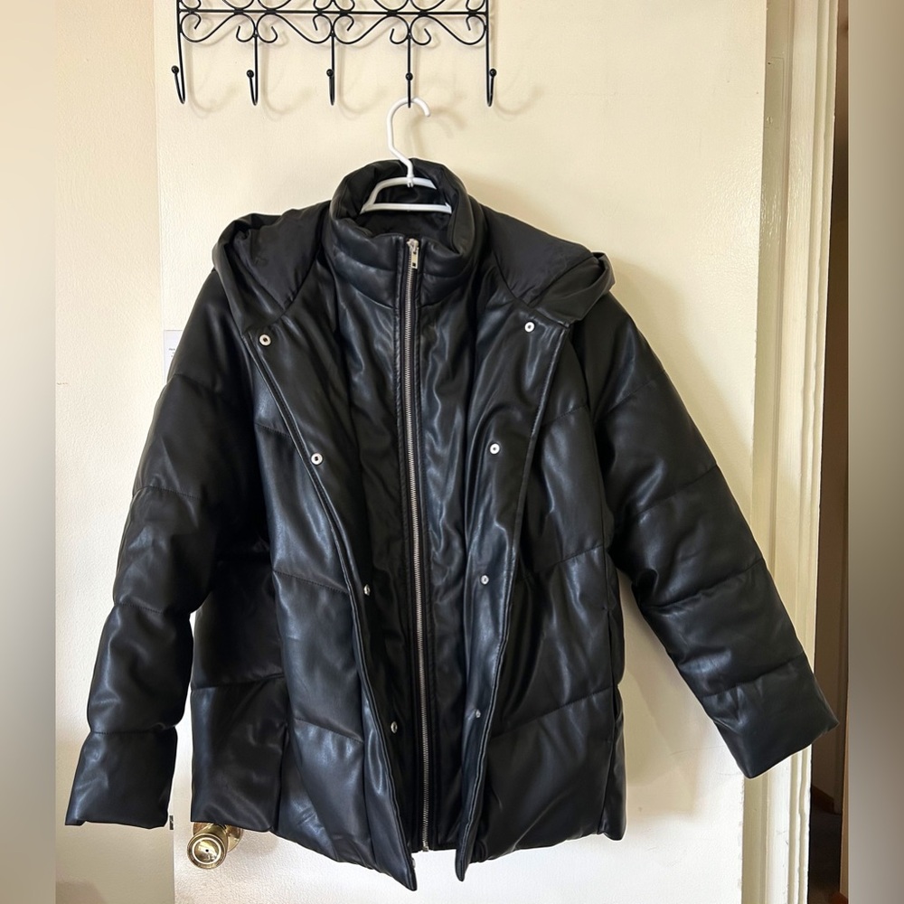 Ci Sono Brand Woman’s Puffer Black Winter Jacket Size XL